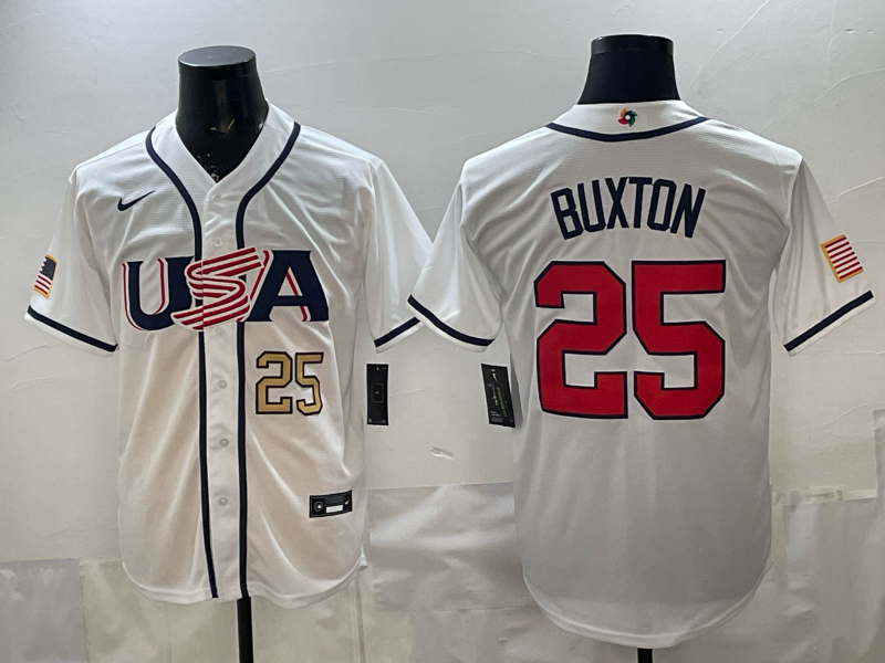 Men 2026 World cup white MLB Nike jersey 0015
